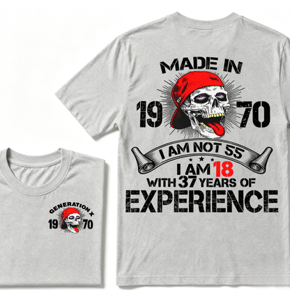 GENERATION X –  Custom Your Year Vintage Skull Tee