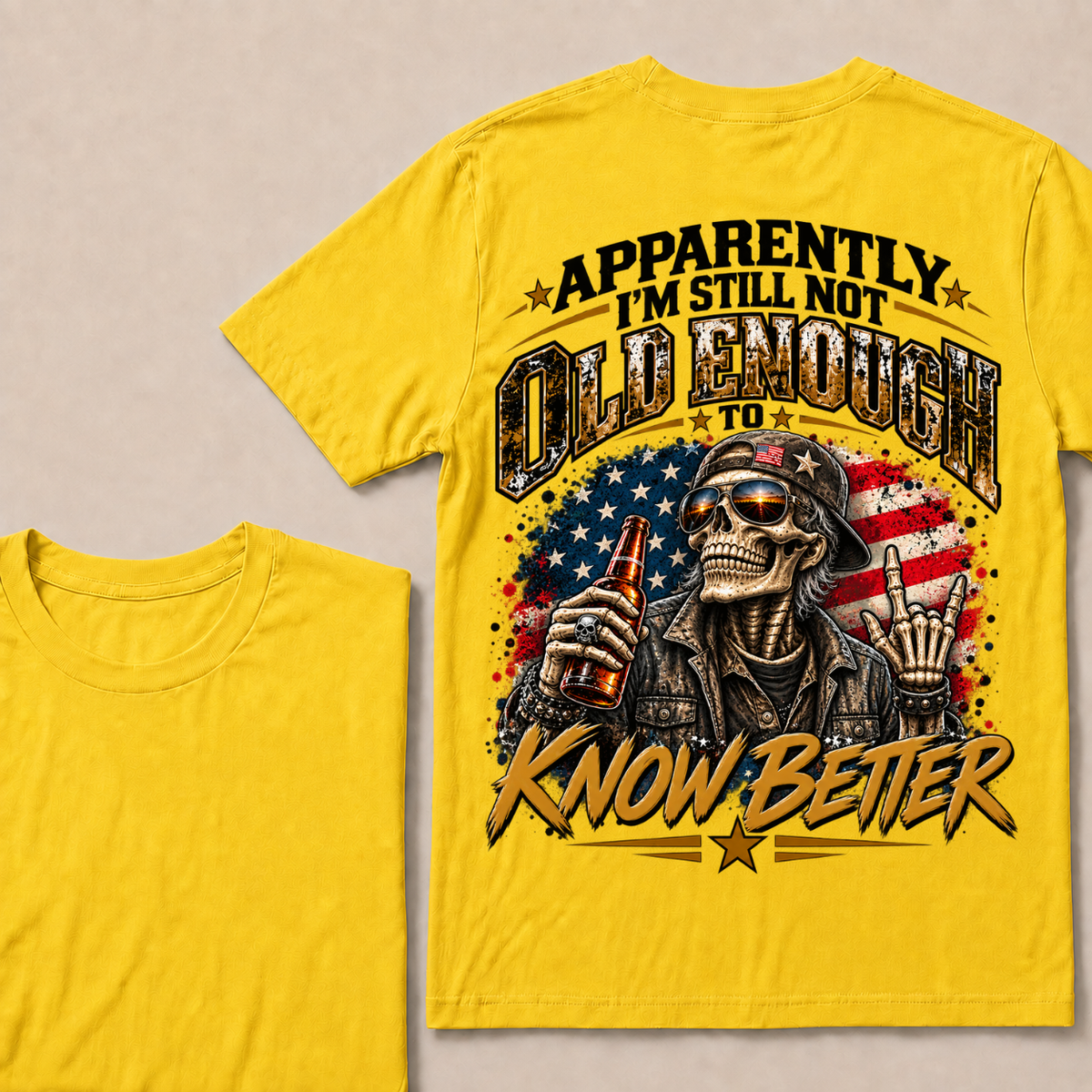 Est Year T-Shirt |Apparently I'm Still Not Old Enough To Know Better