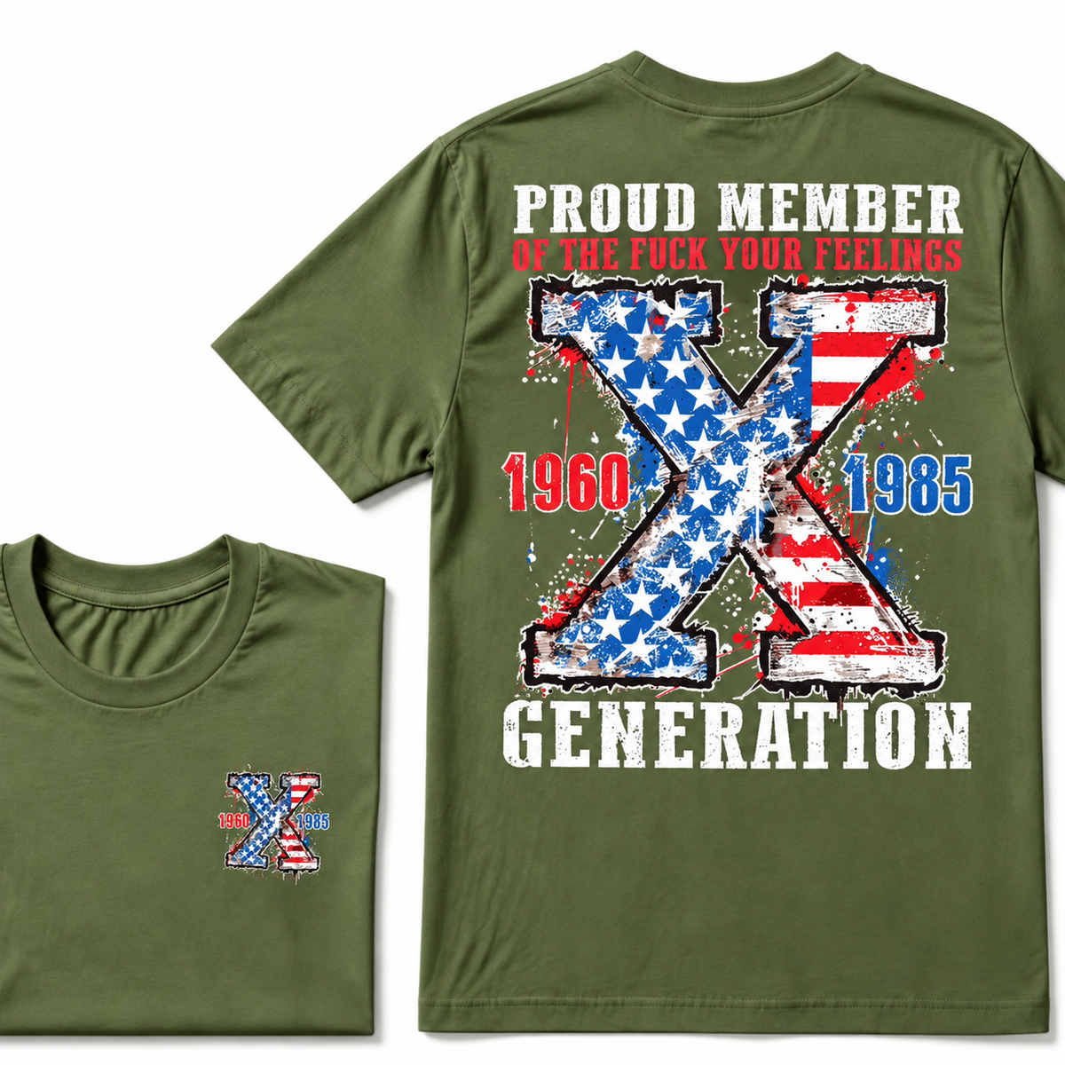 Proud Member Of Your Feelings Generation 1965-1980 Printing T-shirt
