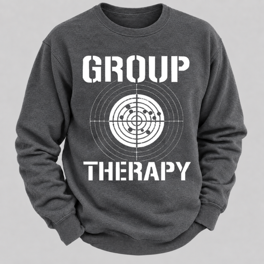 Group Therapy Shooting Target Graphic Sweatshirts