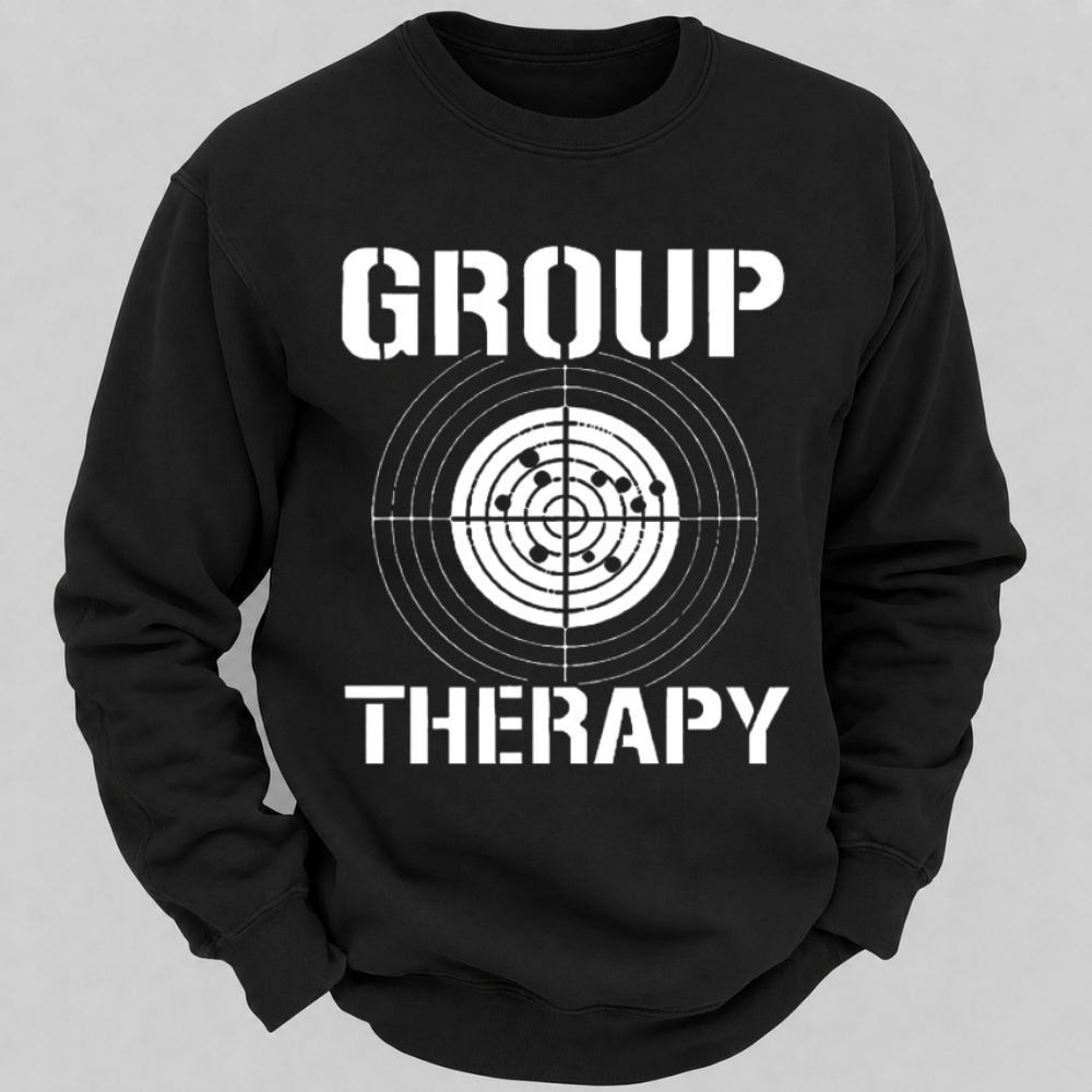 Group Therapy Shooting Target Graphic Sweatshirts