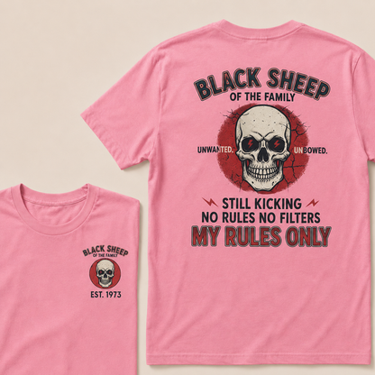 Black Sheep Of The Family Custom Est.Year T-Shirt