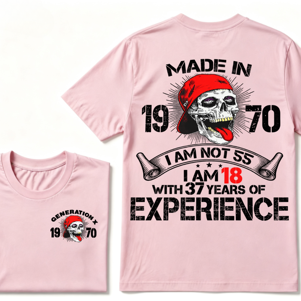GENERATION X –  Custom Your Year Vintage Skull Tee