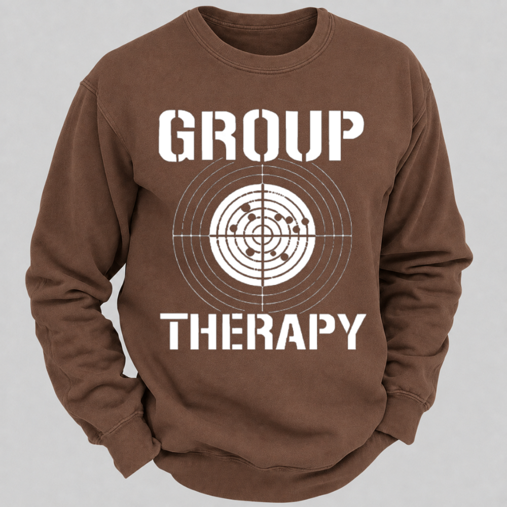 Group Therapy Shooting Target Graphic Sweatshirts
