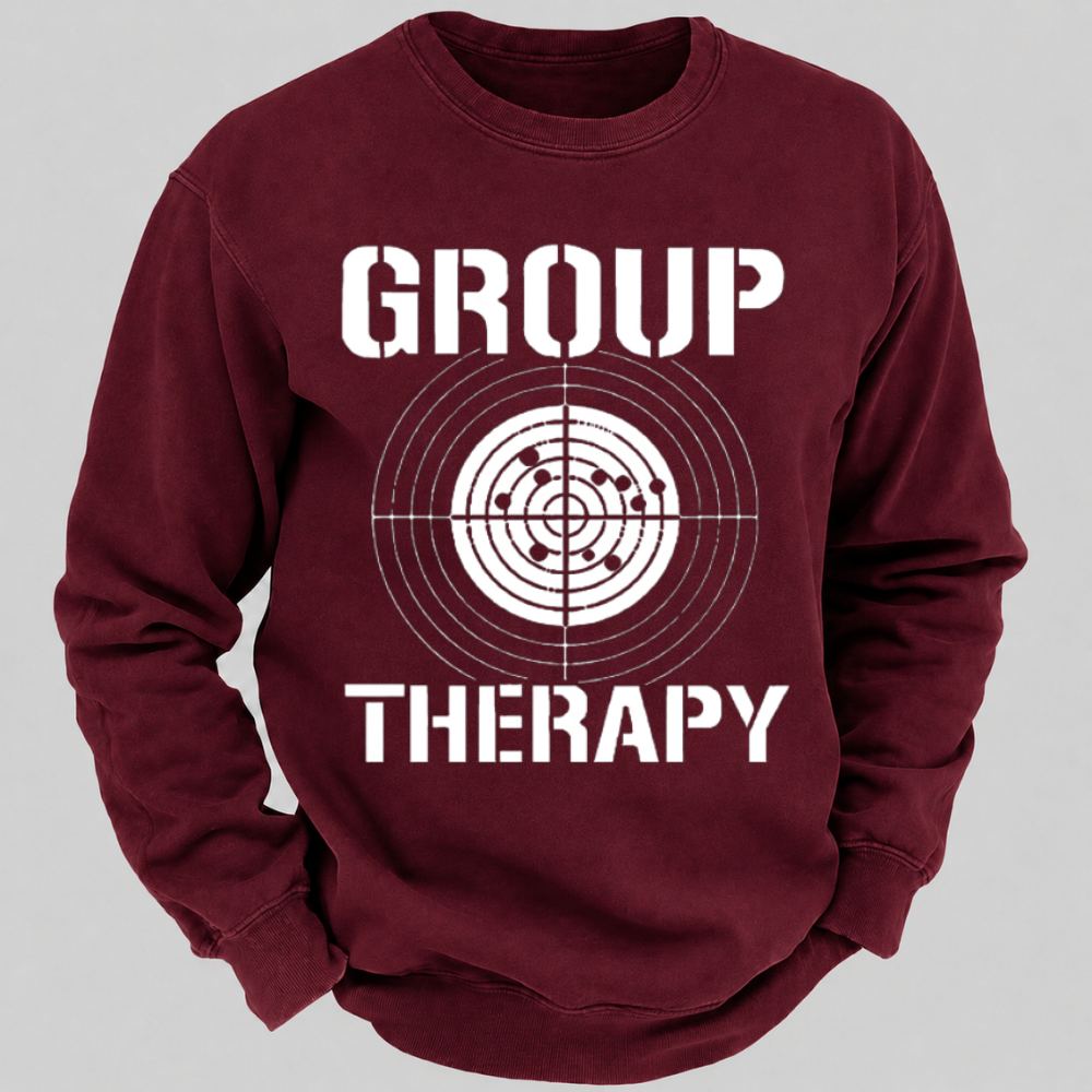 Group Therapy Shooting Target Graphic Sweatshirts