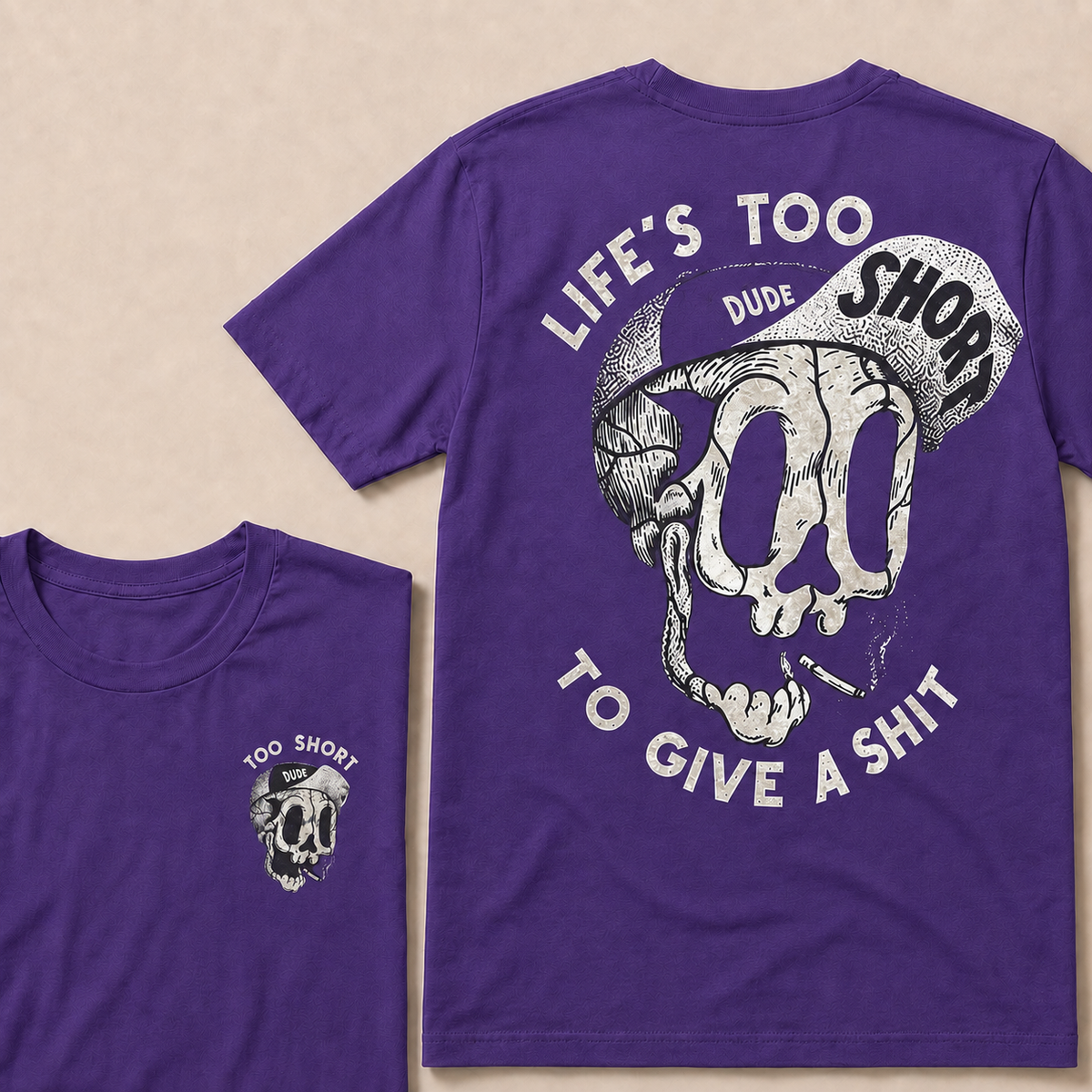 LIFE'S TOO SHORT TO GIVE A SHIT  T-Shirt