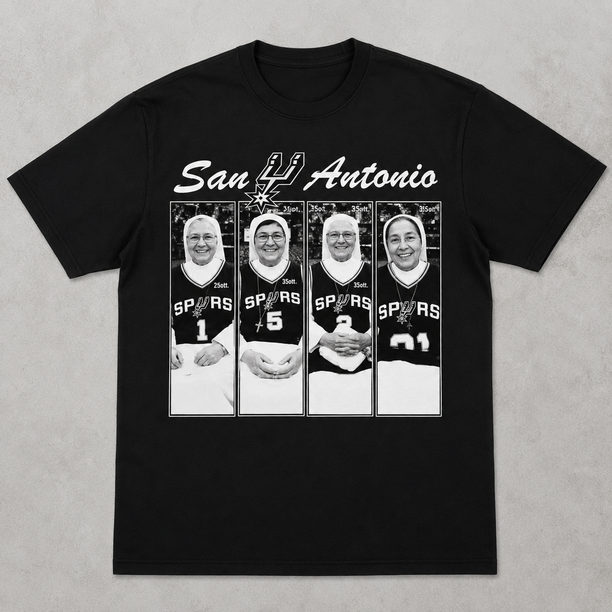 Holy Hoops San Antonio Shirt | Funny Basketball Nuns Graphic Tee | Spurs Fan Gift