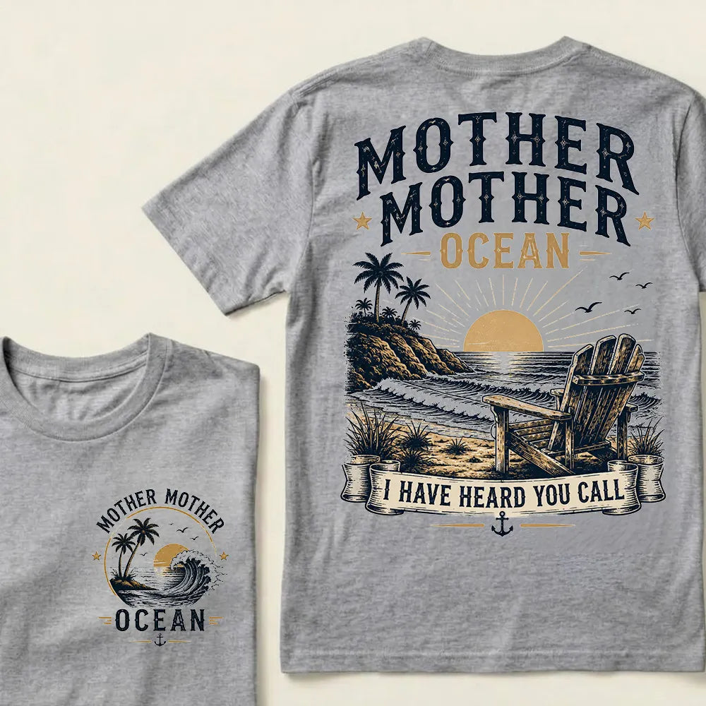 Mother Mother Ocean — I Have Heard You Call Vintage Beach Crew Neck T-Shirt