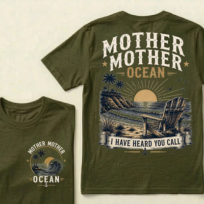 Mother Mother Ocean — I Have Heard You Call Vintage Beach Crew Neck T-Shirt
