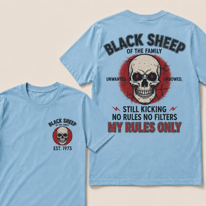Black Sheep Of The Family Custom Est.Year T-Shirt